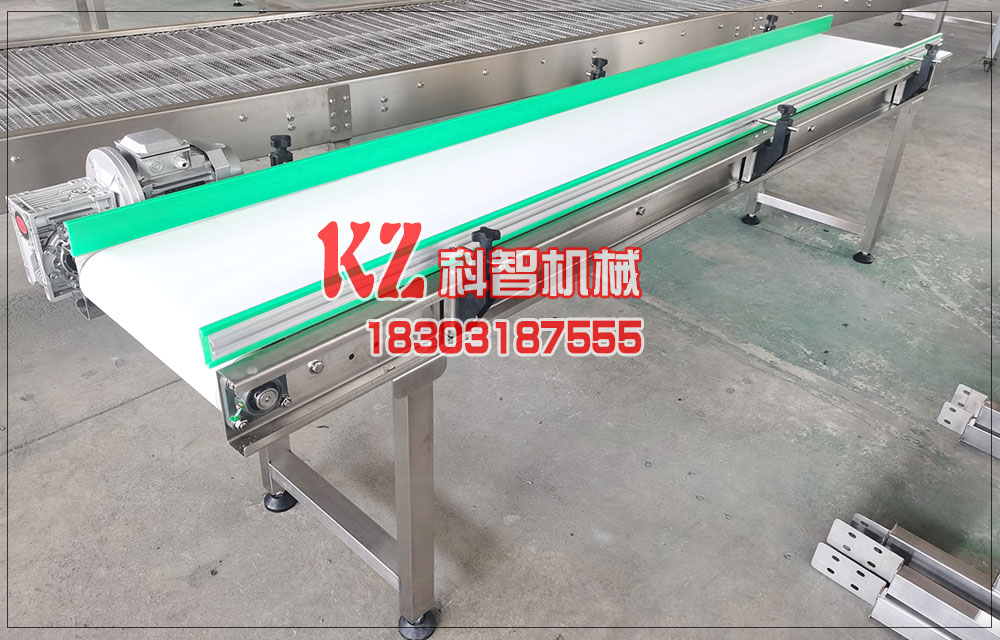 食品風(fēng)冷鏈板爬坡輸送機(jī)皮帶輸送機(jī)常見故障